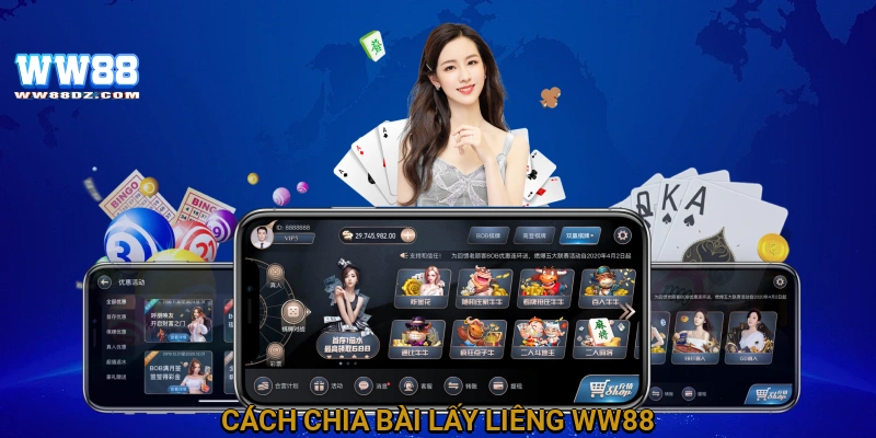 Cách chia bài lấy liêng WW88