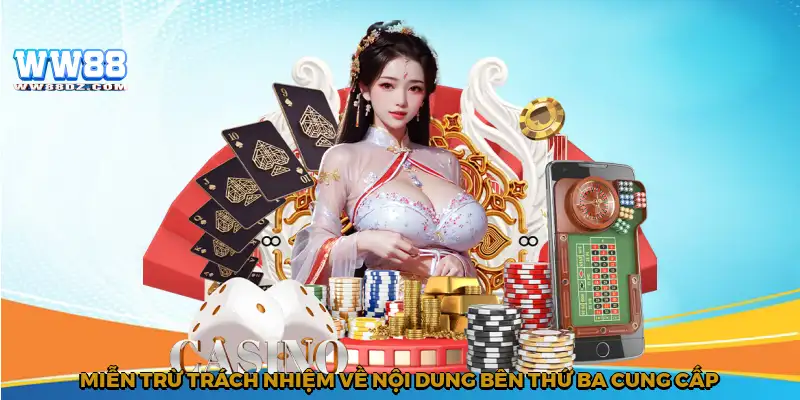 Miễn trừ trách nhiệm về nội dung bên thứ ba cung cấp