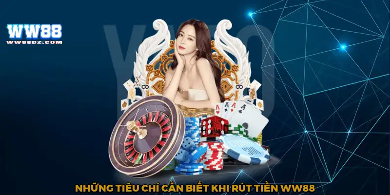 Những tiêu chí cần biết khi rút tiền WW88